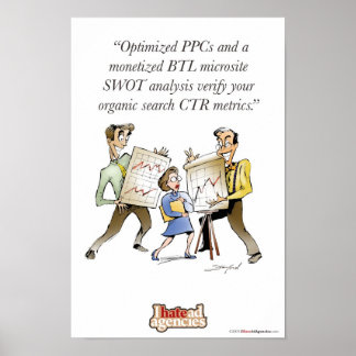 Ik haat Ad Agencies om te praten over Poster