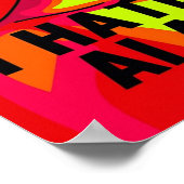 "Ik haat AI-kunst" 3 Poster (Hoek)