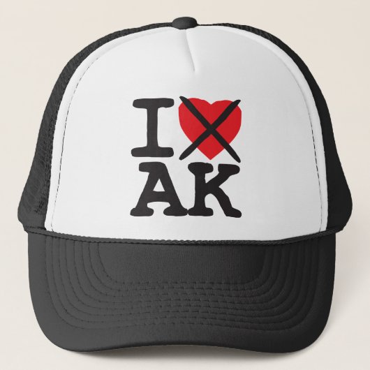 Ik haat AK - Alaska Trucker Pet (Voorkant)