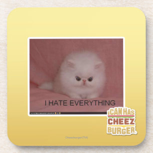 Ik haat alles drankjes onderzetter