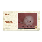 Ik haat alles etiket (Voorkant)