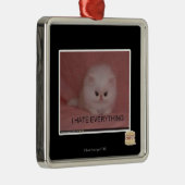 Ik haat alles metalen ornament (Rechts)