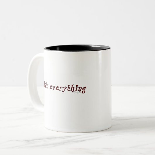 Ik haat alles Mok (Voorkant links)