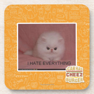 Ik haat alles onderzetter