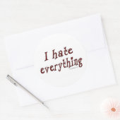 Ik haat alles Sticker (Envelop)