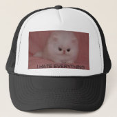 ik haat alles trucker pet (Voorkant)