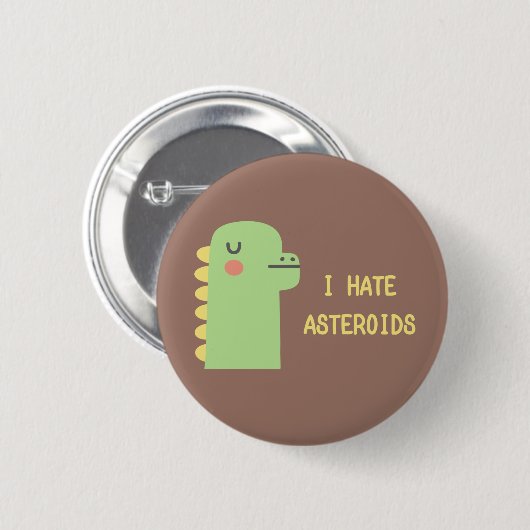 Ik haat Asteroïden Ronde Button 5,7 Cm (Voorkant /achterkant)