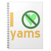 Ik haat bataat geen liefde notitieboek (Voorkant)