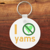 Ik haat bataat geen liefde sleutelhanger (Voorkant)