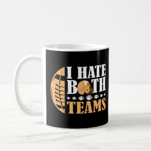 Ik Haat Beide Teams Grappig Amerikaans Voetbal Koffiemok