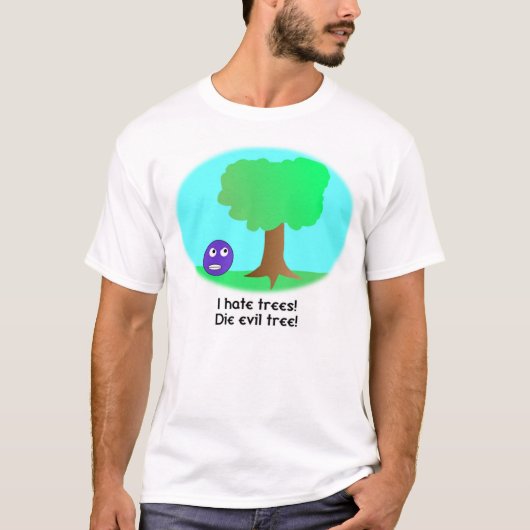 Ik haat Bomen! Shirt (Voorkant)