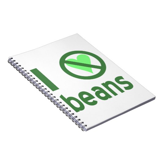 Ik haat bonen notitieboek (Rechterzijde)