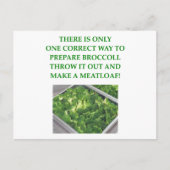 ik haat broccoli briefkaart (Voorkant)