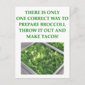 ik haat broccoli briefkaart (Voorkant)