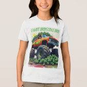 Ik haat broccoli gast Tri-Blend shirt (Voorkant)