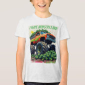 Ik haat broccoli Tri-Blend shirt (Voorkant)
