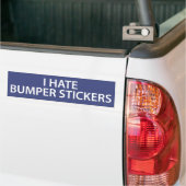 Ik haat bumperstickers (Op Truck)
