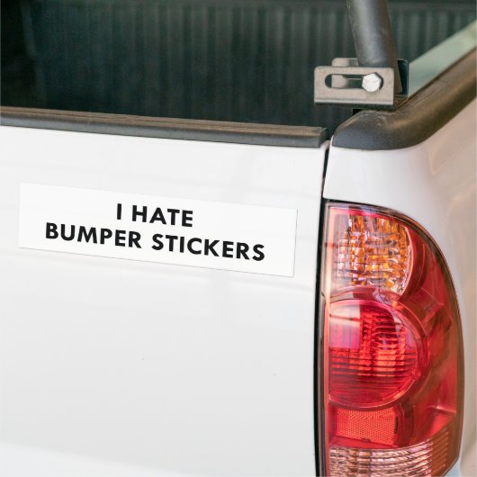 Ik haat Bumperstickers (Op Truck)