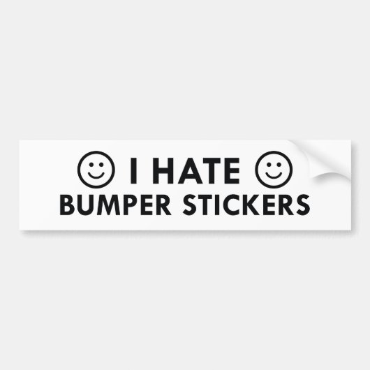 Ik haat Bumperstickers (Voorkant)