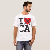 Ik haat CA - Californië T-shirt (Voorkant volledig)