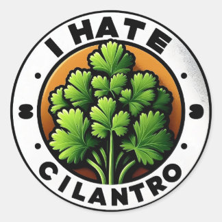 Ik haat Cilantro 3" Sticker