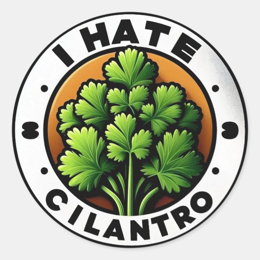 Ik haat Cilantro 3" Sticker (Voorkant)