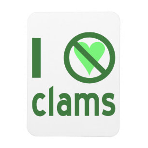 Ik haat Clams Magneet