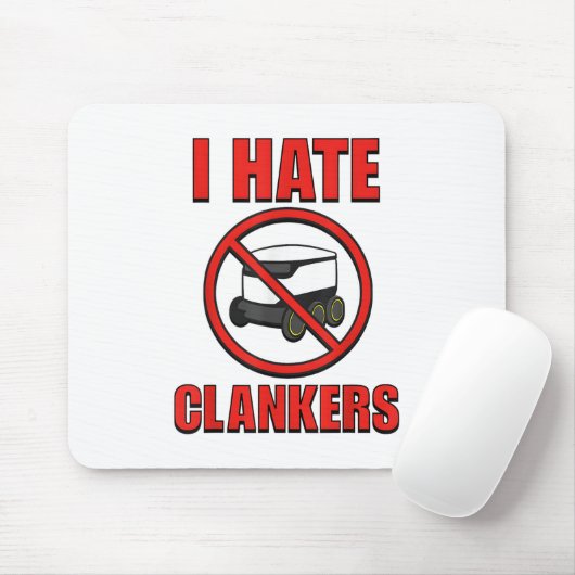 Ik haat clankers grappig voor mannen vrouwen _1 muismat (Met muis)