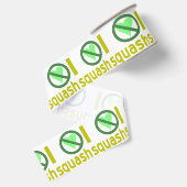 Ik haat courgette geen liefde grosgrain lint (Achterkant)