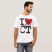 Ik haat CT - Connecticut T-shirt (Voorkant volledig)