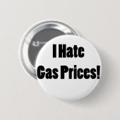 Ik haat de gasprijzen! ronde button 5,7 cm (Voorkant /achterkant)