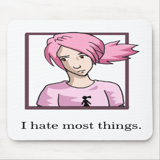 Ik haat de meeste dingen Mousepad Muismat
