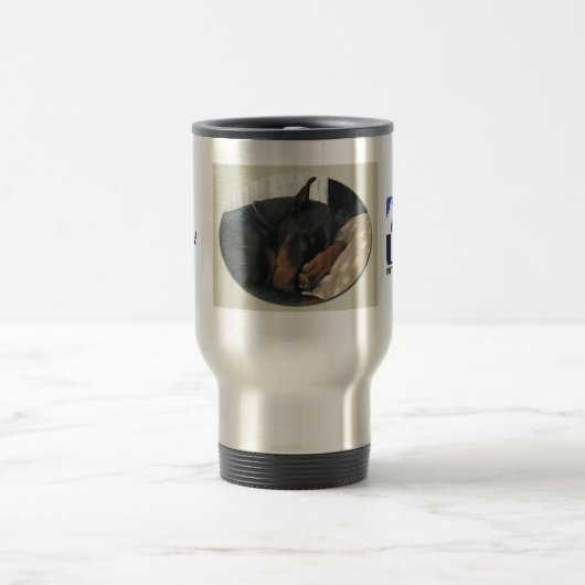 Ik haat de ochtenden - Travel Mug Reisbeker (Center)