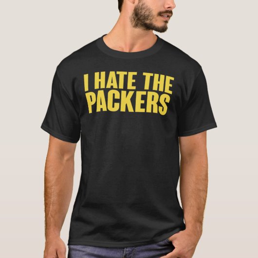 Ik haat de P acker T-shirt (Voorkant)