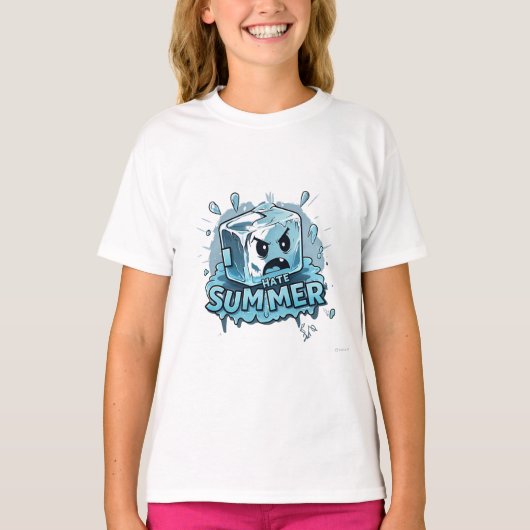 Ik haat de zomer t-shirt (Voorkant)