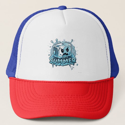 Ik haat de zomer trucker pet (Voorkant)