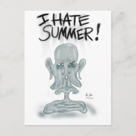 IK HAAT DE ZOMER! - zweten en smelten Briefkaart