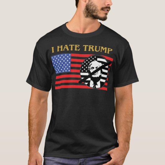 Ik haat Donald Trump T-shirt (Voorkant)