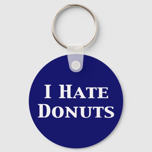 Ik haat Donuts Gifts Sleutelhanger (Voorkant)