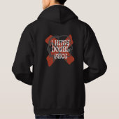IK HAAT DUBBELE GEZICHTEN HOODIE (Achterkant)
