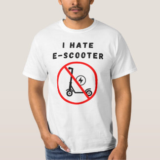 Ik haat e-scooter t-shirt