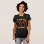 Ik haat eekhoorns t-shirt (Voorkant volledig)