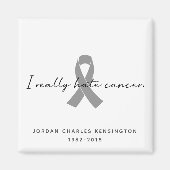 Ik haat elke gedenkteken voor kleurstof echt kanke magneet (Voorkant)