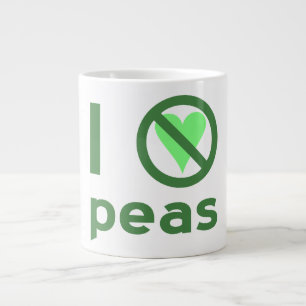 Ik Haat Erwten Groene Tekst Grote Koffiekop