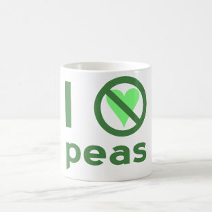 Ik Haat Erwten Groene Tekst Koffiemok