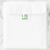 Ik Haat Erwten Groene Tekst Sticker (Tas)