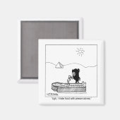 Ik haat eten met conserveringsmiddelen magneet (Voorkant / Achterkant)