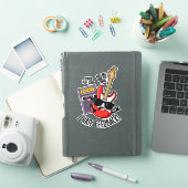 Ik haat feedback grappige gitaar grap  sticker (iPad Cover)