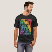 Ik haat geen mensen t-shirt (Voorkant volledig)