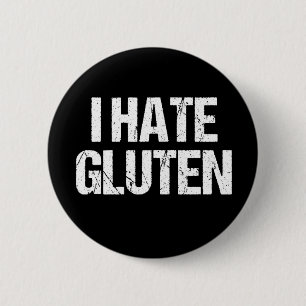 Ik haat Gluten Ronde Button 5,7 Cm
